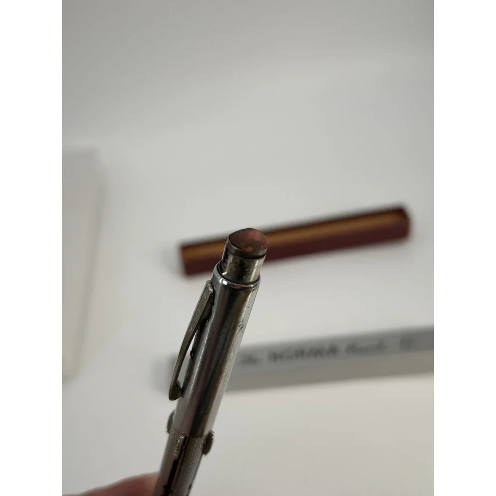Vintage Norma Mechanical Pencil #104 Chrome Multi 4 Color with Box Instructions